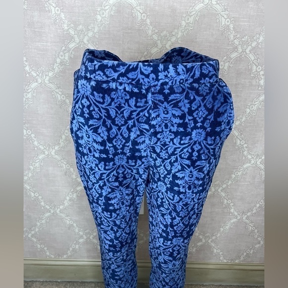 Lands' End Women's Pants Blue Geometric Pants Size S - Picture 4 of 7